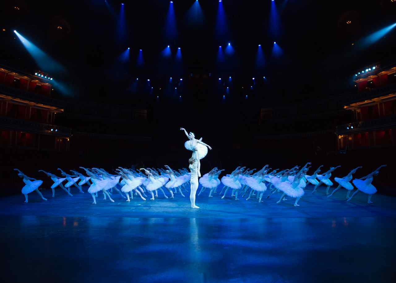 English National Ballet, Swan Lake in the round technical rehearsal
