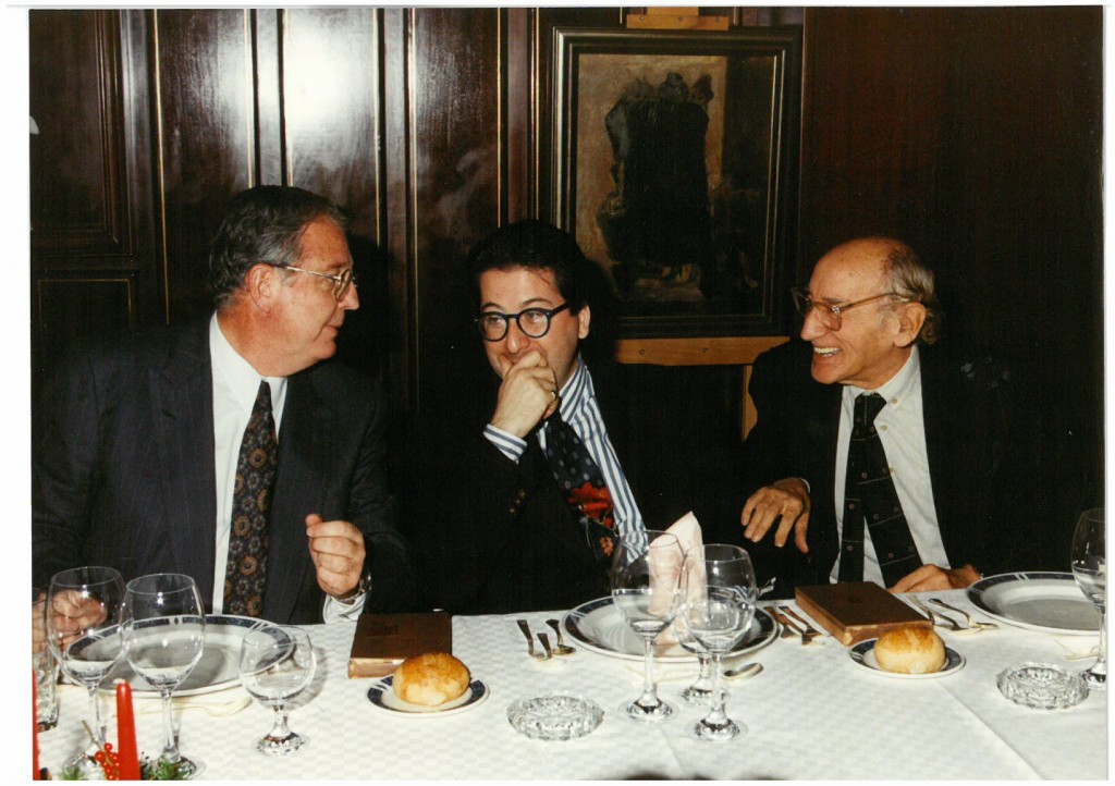 Enrique Loewe, Luis Antonio de Villena y Carlos Bousoño